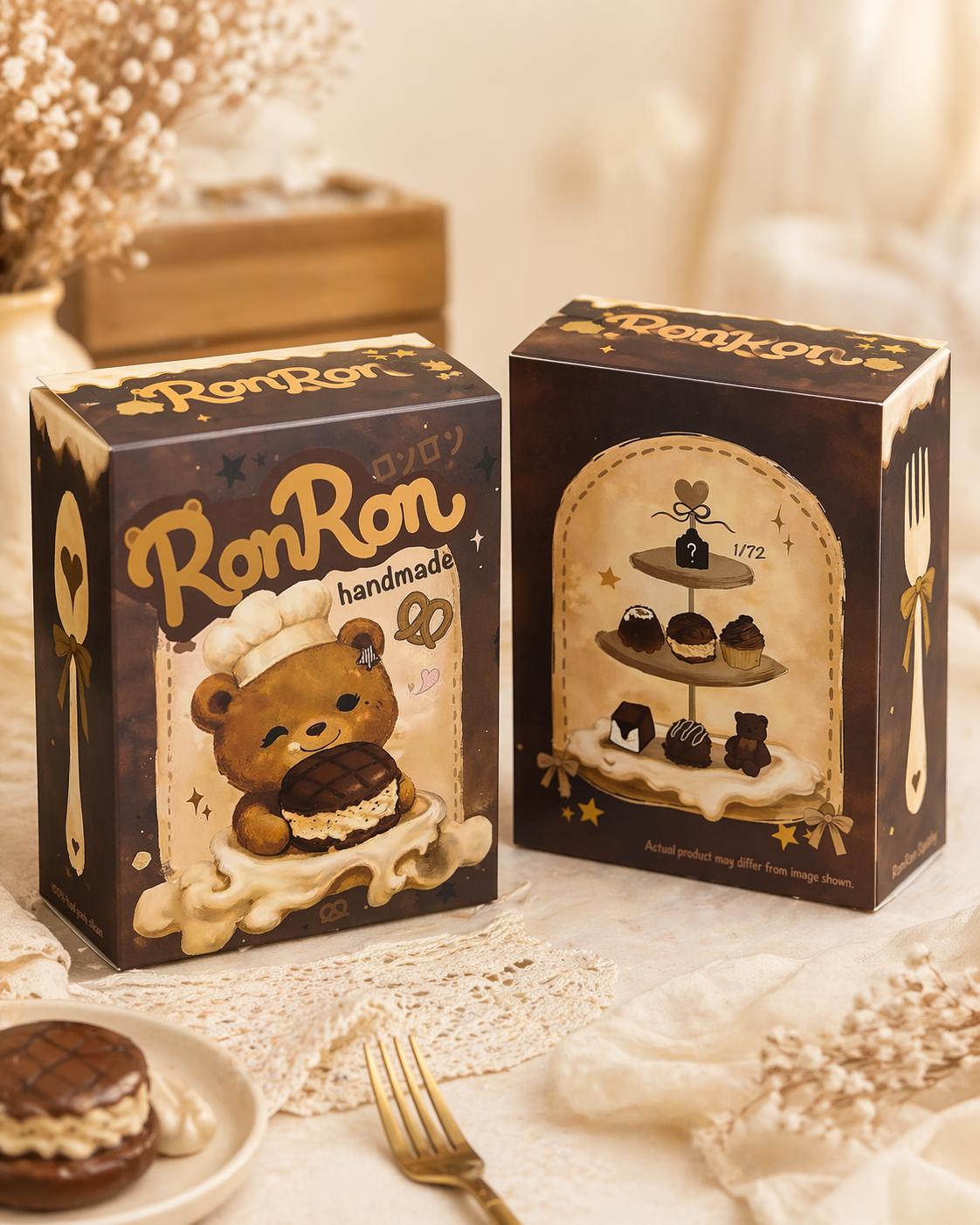 RonRon スクイーズ ブラインドボックス アフタヌーンティー チョコ チョコレートアフタヌーンティー】もちもちスクイーズトイ ブラインド