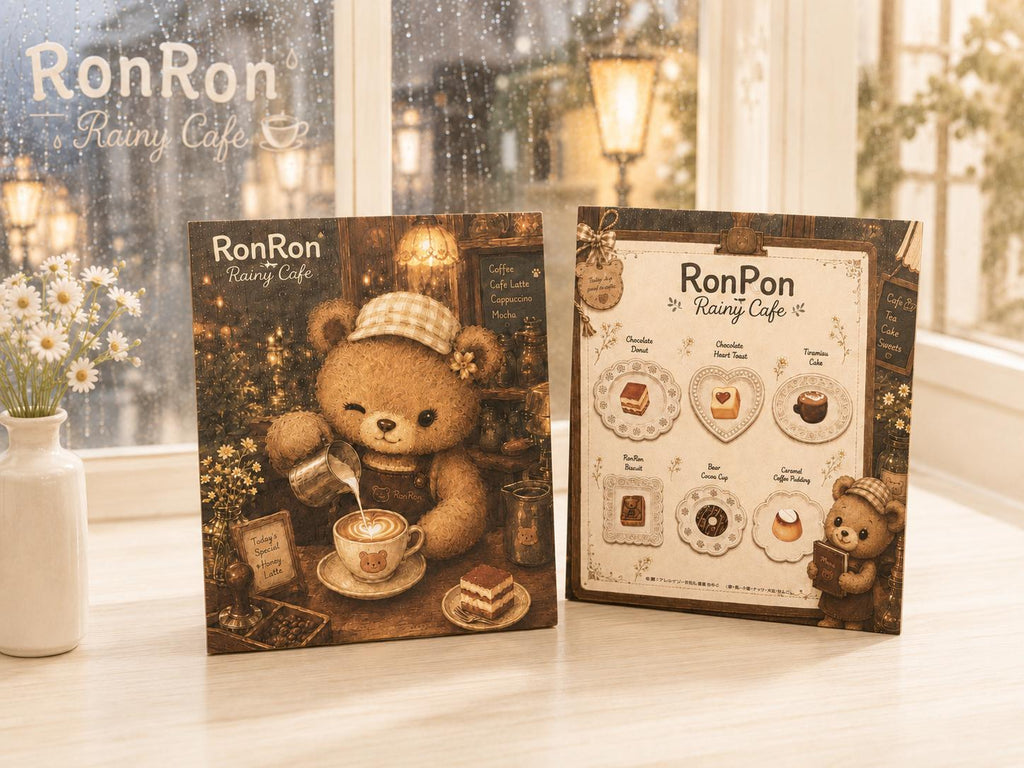 【Rainy Cafe】全6種セット｜シリコン製スローライジングスクイーズ
