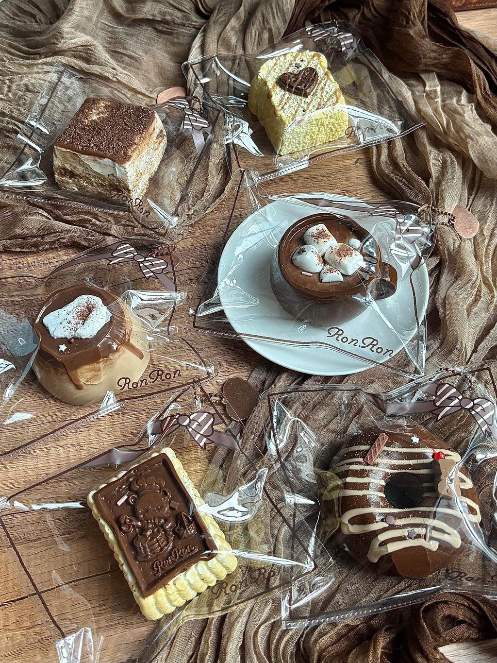 【Rainy Cafe】全6種セット｜シリコン製スローライジングスクイーズ